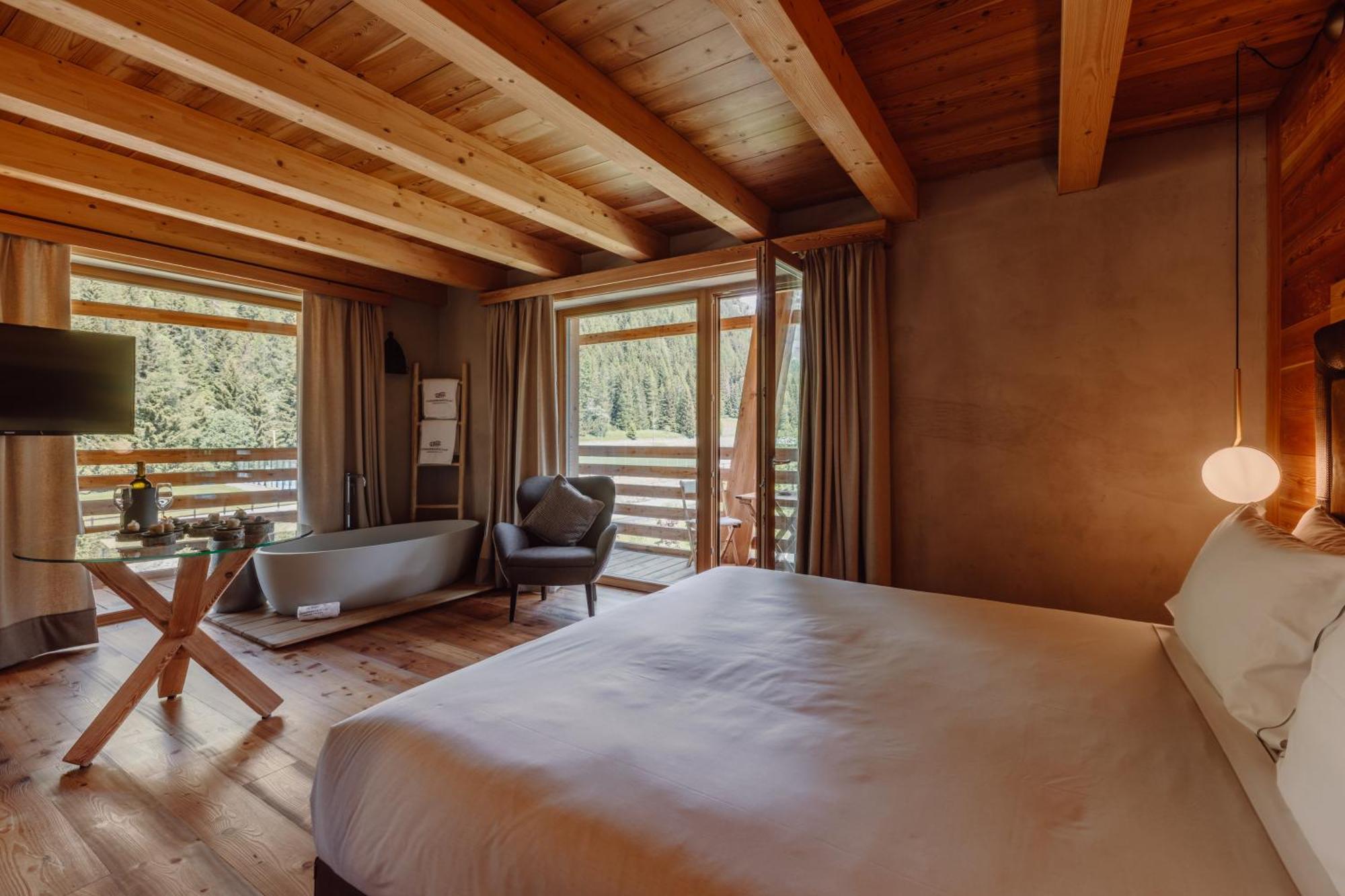 Au Charmant Petit Lac - Ecohotel Parc & Spa Champoluc Exterior foto