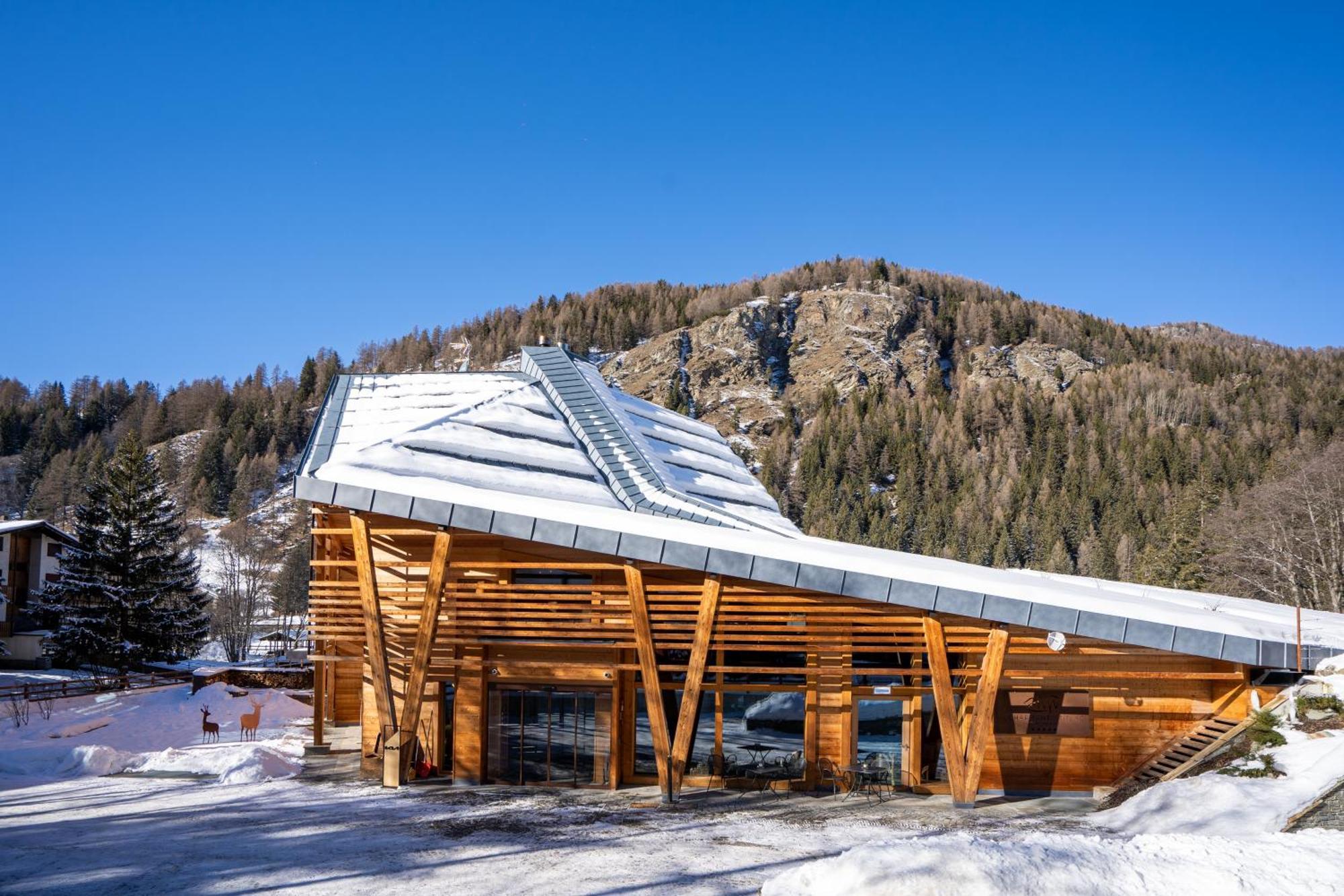 Au Charmant Petit Lac - Ecohotel Parc & Spa Champoluc Exterior foto
